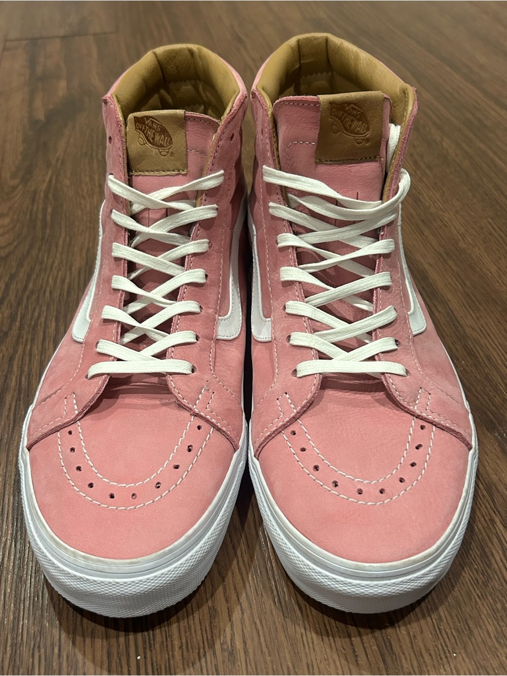 Vans California Sk8-Hi Reissue CA Pink Leather Men’s Size 11